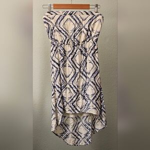 O'Neill Strapless High Low Hem Dress